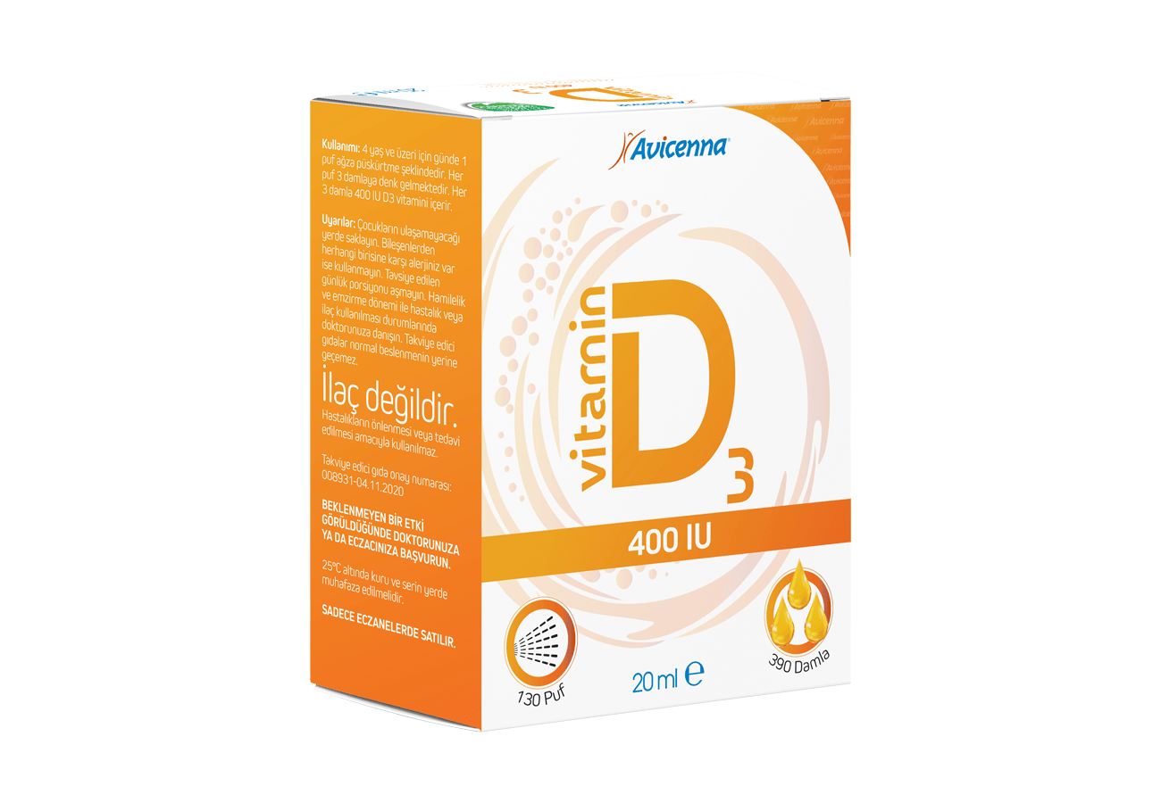 D3 Vitamini 400 IU